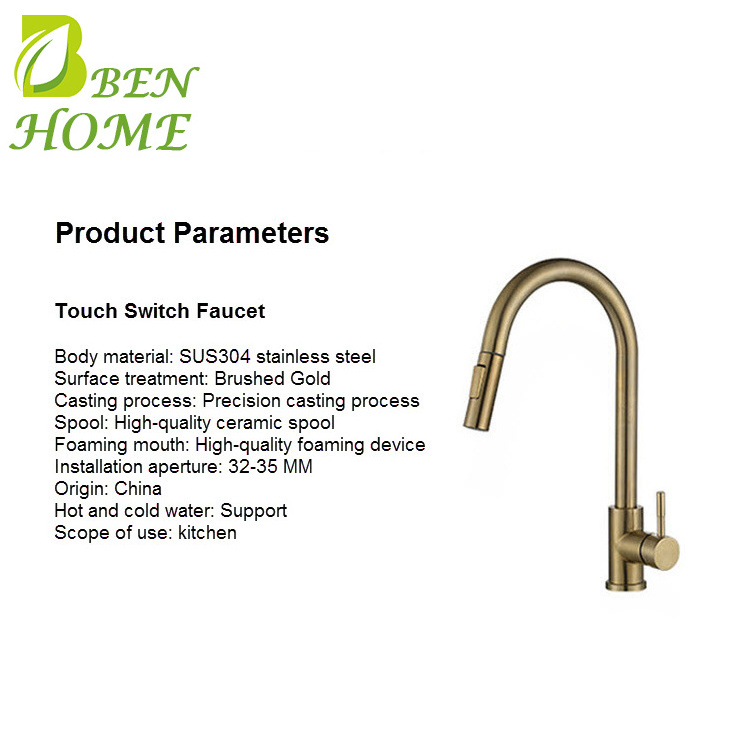 Classic Style 304 Stainless Steel Kitchen Sink Faucet Sprayer Attachment Rotatable With Single Handle Kitchen Faucets