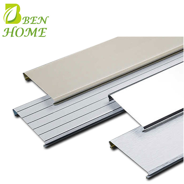 Export Fireproof Aluminum Strip False Ceiling Tile New Building Construction Materials