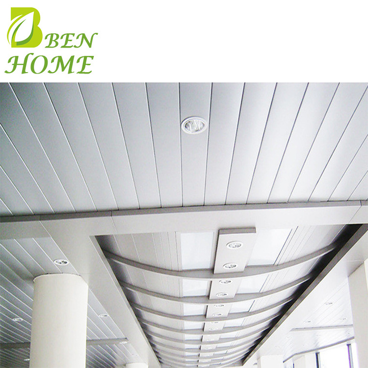 Export Fireproof Aluminum Strip False Ceiling Tile New Building Construction Materials