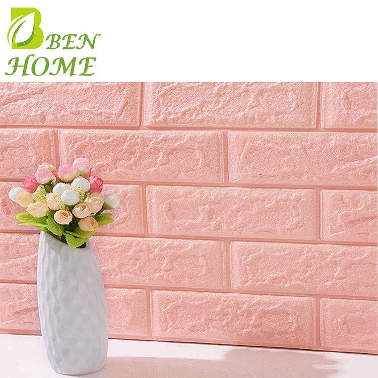 3D Foam Self Adhesive Faux Brick Wall Panels