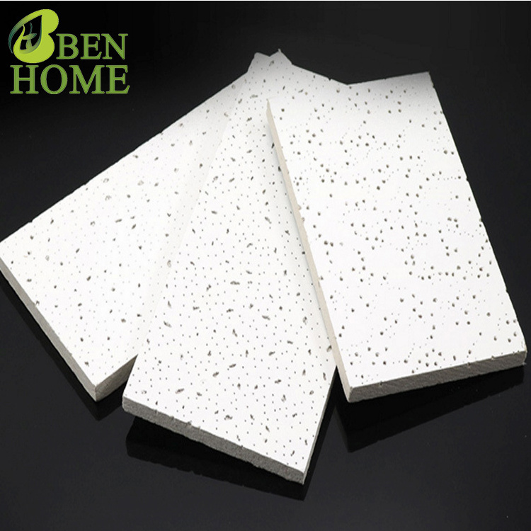 Acoustic Mineral Fiber Ceiling Tiles Panels Low Price 600mm x 600mm