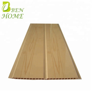 PVC Wood Ceiling Panels 5.95m 3.4kg/m2 Weight Made in Guangzhou China