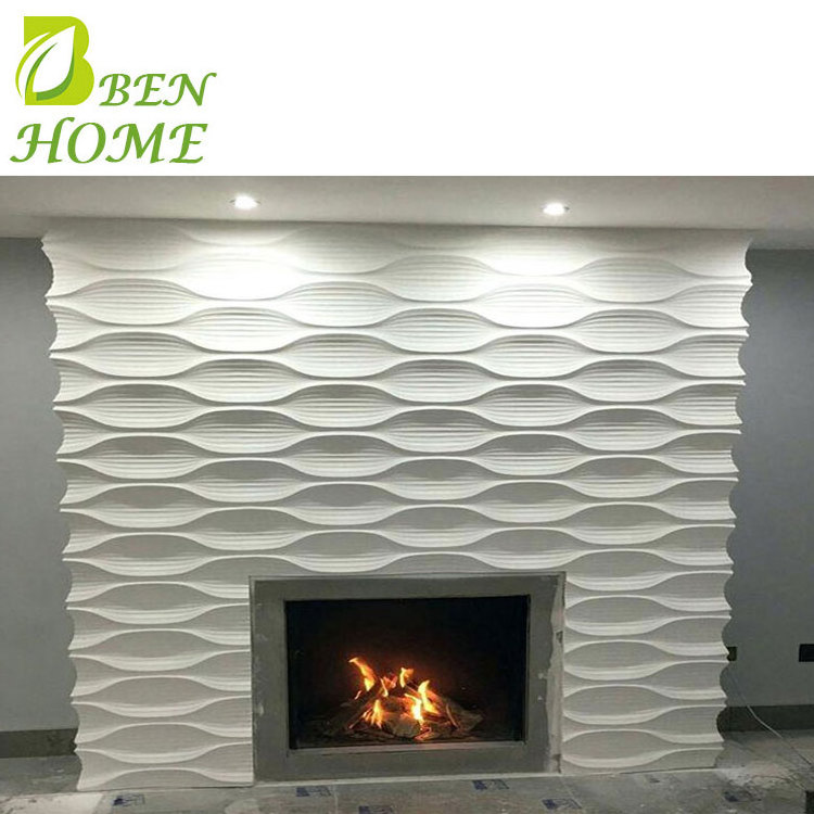 3D Texture PVC Wall Panel Embossed Wall Board