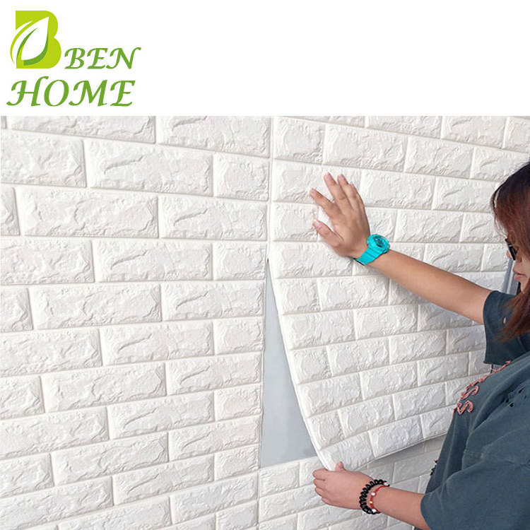 3D Foam Brick Wall Tiles