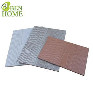 Home Decorative Wood Texture Wall Panel Cement Siding Board