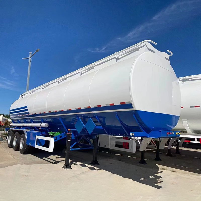 BH 3 Axle 45000 Liters Semi Trailer Fuel Tank Diesel Fuel Tanker Trailer Oil Petrol Tanker