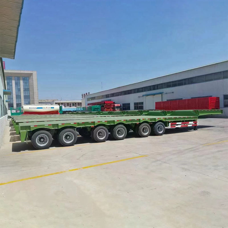 China  flat semi trailer from China supplies can be customized