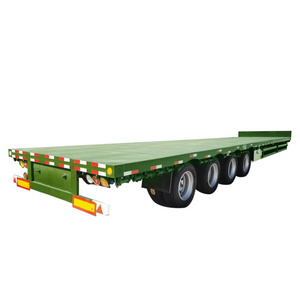 China  flat semi trailer from China supplies can be customized