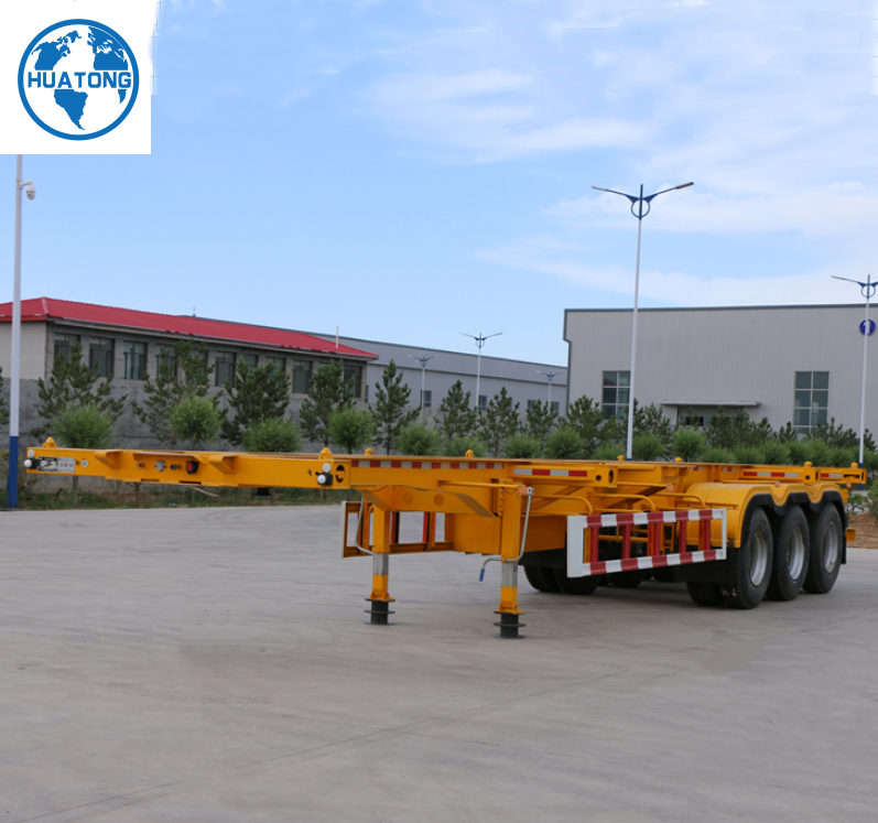 better quality  flat semi trailer supplies with low price 30-60ton made in China