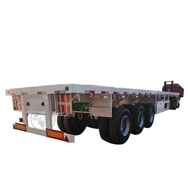 better quality  flat semi trailer supplies with low price 30-60ton made in China