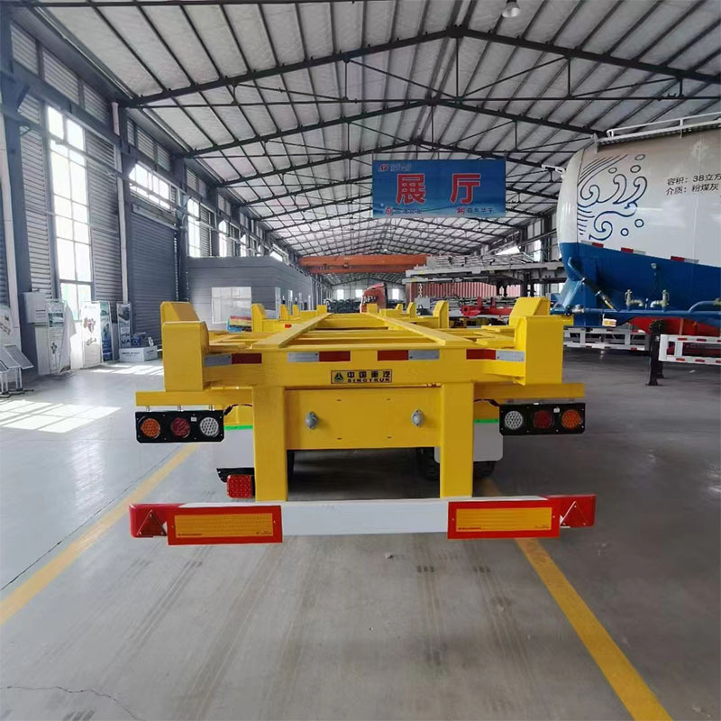 China manufacturer 40FT 45FT Port dock combo container chassis trailer Terminals skeleton semi-trailer Bomb Carts