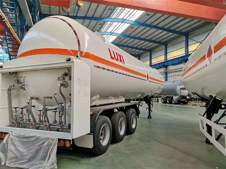 Dioxide CO2 Tanker Trailer for Sale Cryogenic Gas Carbon New and Used 3 Axles 29.6cbm Steel HT Truck Trailers Semi-trailer