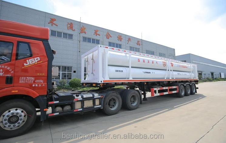 New Lng Cng Tube Transport Lpg Gas Road Tanker Trailer 9-12 CNG tubes Trailer Truck Semi Trailer for Sale