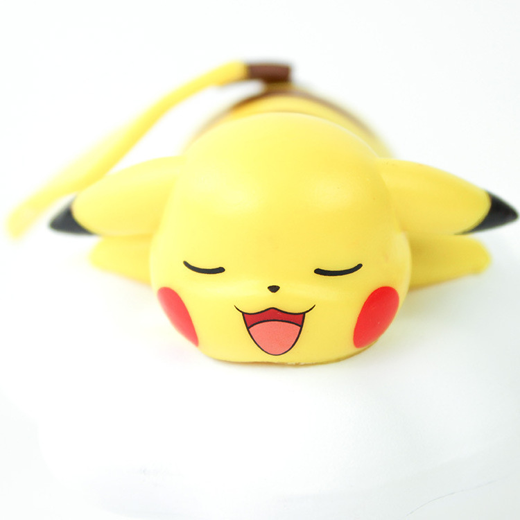 BJ Anime 6cm Japanese Anime Pokemoned Cute Sleep Cloud Pikachun Model Kawaii Toys Kids GIfts Dolls Action Figures