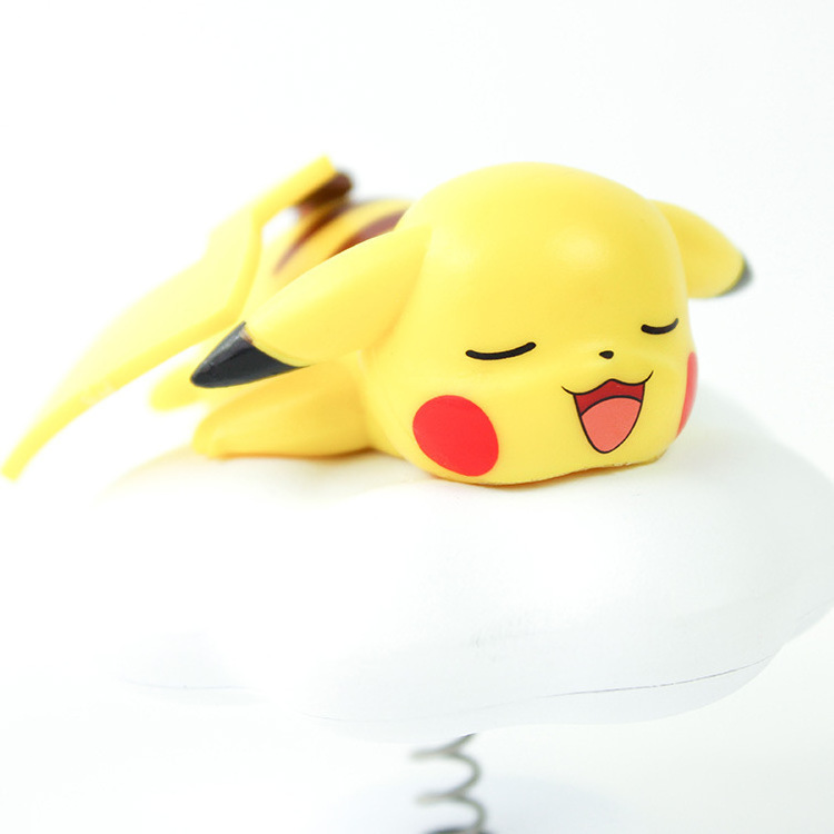 BJ Anime 6cm Japanese Anime Pokemoned Cute Sleep Cloud Pikachun Model Kawaii Toys Kids GIfts Dolls Action Figures