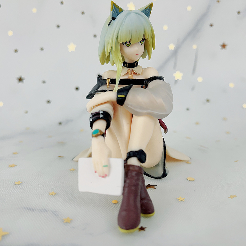 Cat Ears Arknights Kal'tsit Character Sexy Girl Anime PVC Action Figures Toy Cartoon Character Collectible Anime Figure