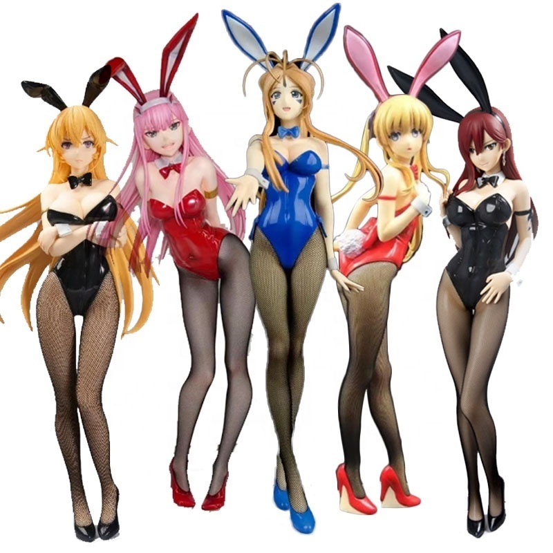 42cm Japanese Anime adult Action Figures toys PVC Sexy Girl Bunny Girl Anime figure Model Toy