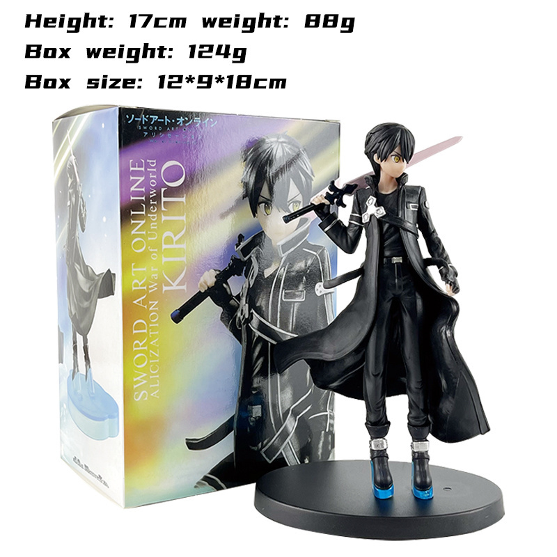 SAO Sword Art Online Asuna Yuuki Kirito Sinon Figma  Figurine Collection Action Figure Model Toy Gift