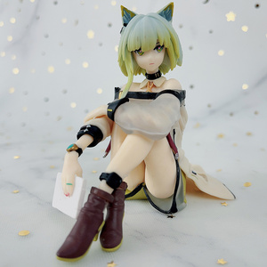 Arknights W Anime Game Figure Arknights Kal'tsit Action Figure Arknights Amiya Rabbit Cat Ears Figurine