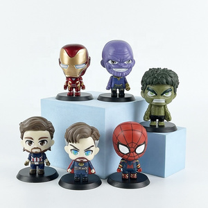 Movie Action Avengern Figure Superhero Cartoon Toy Models Anime PVC Mini Decoration Car Collection Figurine Toys