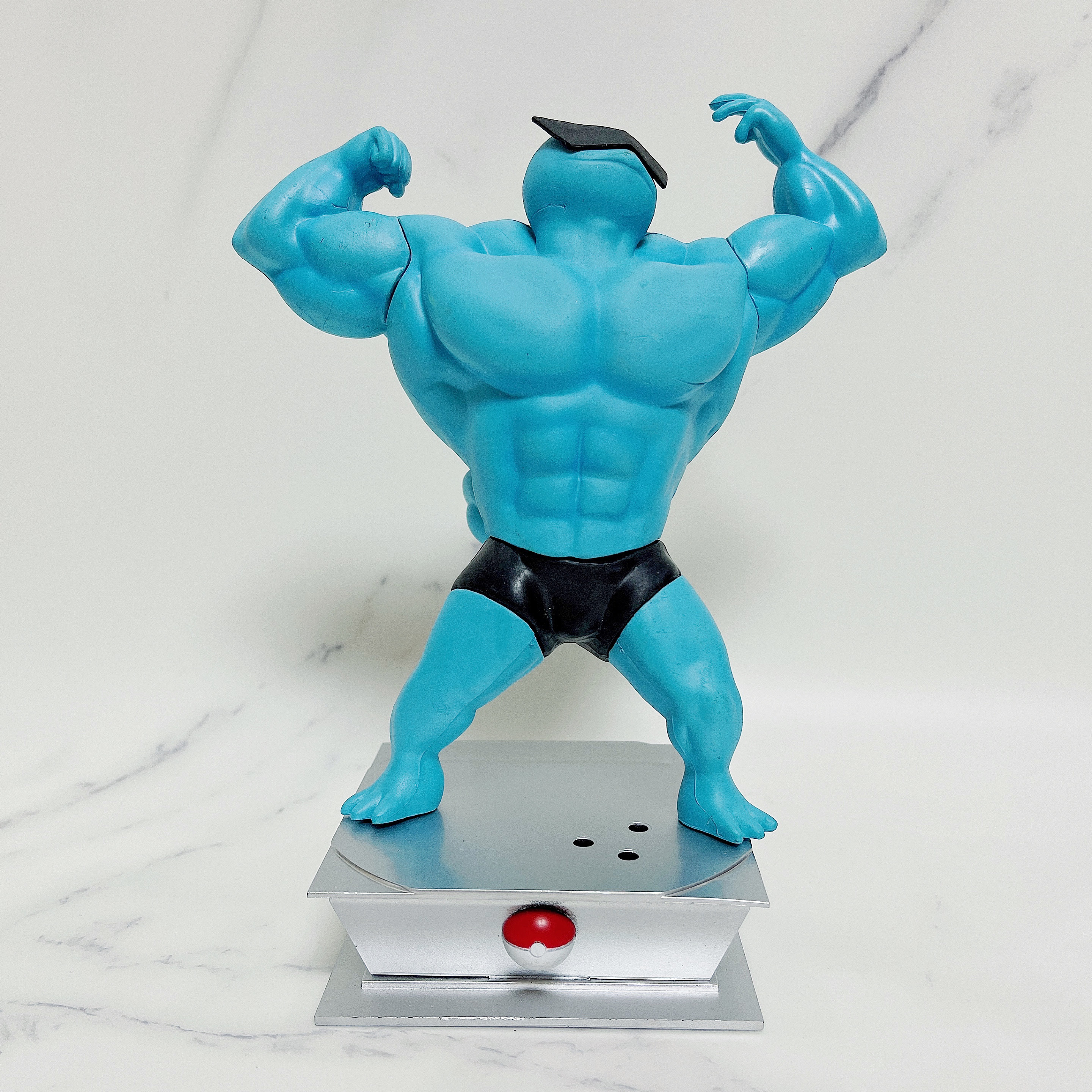 Factory Wholesale High Quality Fitness Muscle Pikachu Charmander Squirtle Pokemoned Anime Action Figure Bodybuilding Series