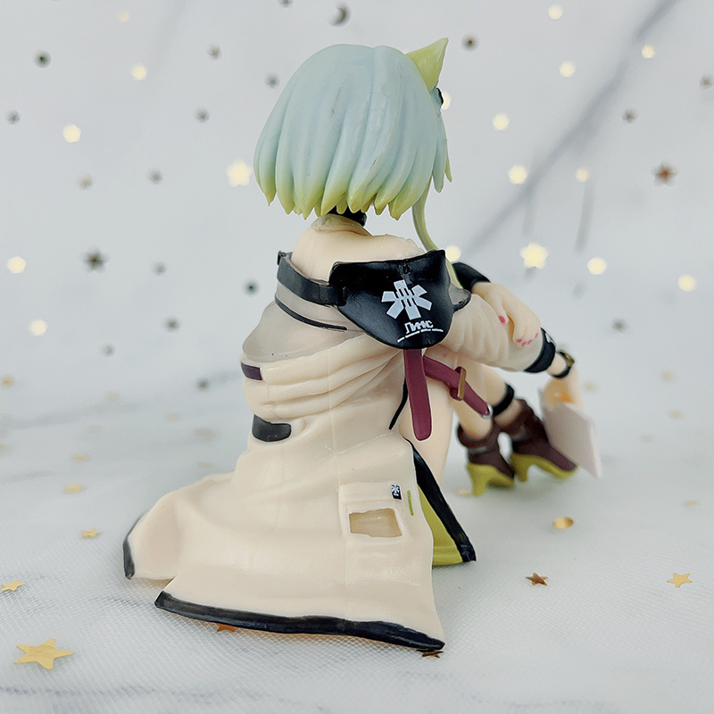 Arknights W Anime Game Figure Arknights Kal'tsit Action Figure Arknights Amiya Rabbit Cat Ears Figurine