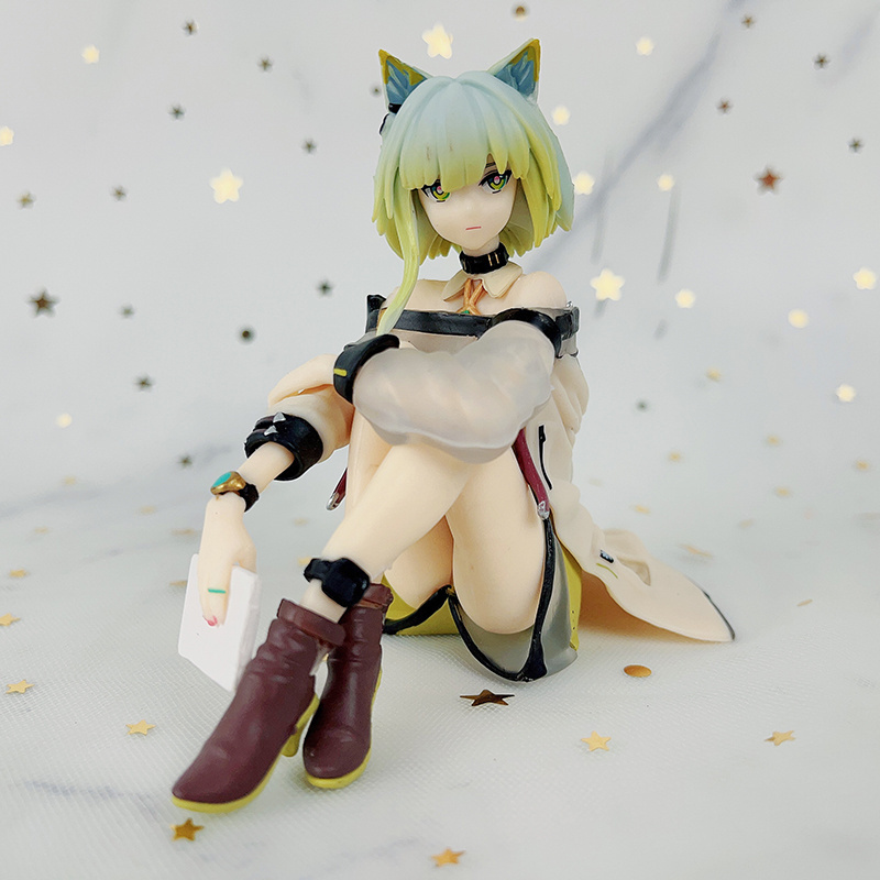 Cat Ears Arknights Kal'tsit Character Sexy Girl Anime PVC Action Figures Toy Cartoon Character Collectible Anime Figure