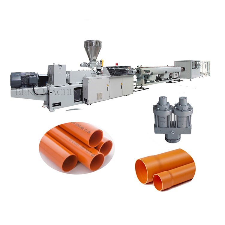 Plastic PVC UPVC CPVC Water Pipe Cable Pipe Extrusion Making Machine Price Plastic Extruder Machine