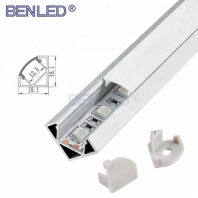 LED Aluminium Profile With Cover for Strip Light