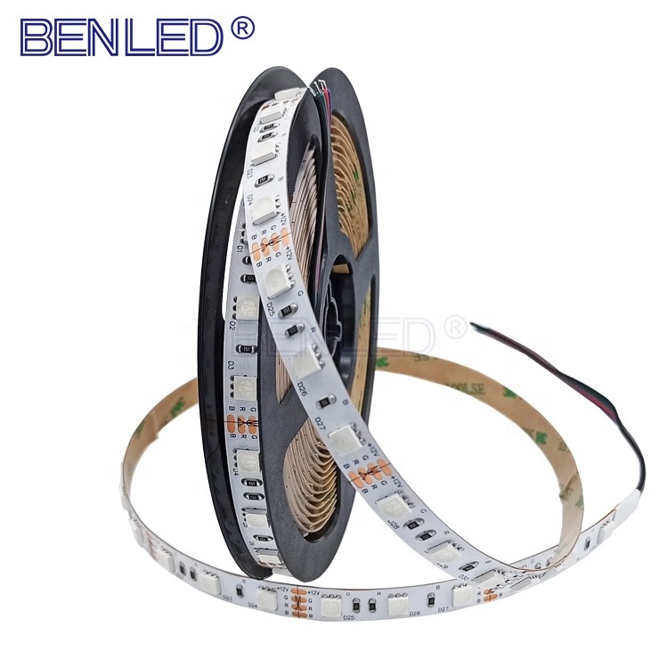 High Quality Single Color Smd 5050 LED Strip 12v 60/m led strip light Warm White Flexible LED Strip