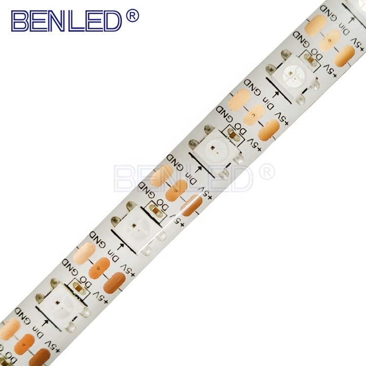 Addressable 2812 WS 2812B IP65 5V 12V Magic Color RGB 30LED 60LED 144 LEDs/m Flexible LED WS2812B IC Strip Light