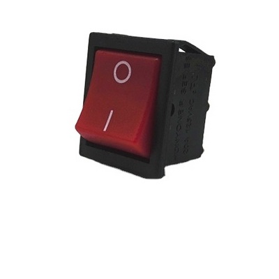 BENLEE panel switches Large Size Large current 6PIN On Off Red  Welding Machine KCD4 Heavy Duty 30A Rocker Switch