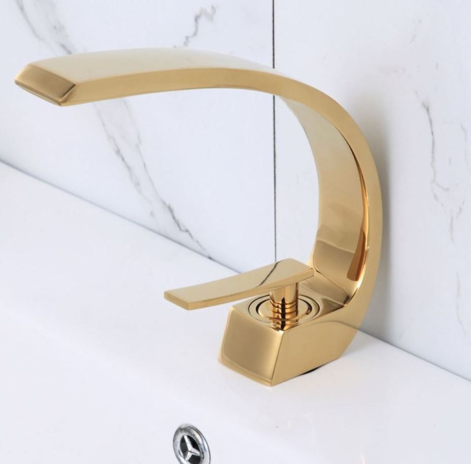 304 Stainless Steel Luxury Brushed Gold Basin mixer Antique Brass Bathroom Faucet