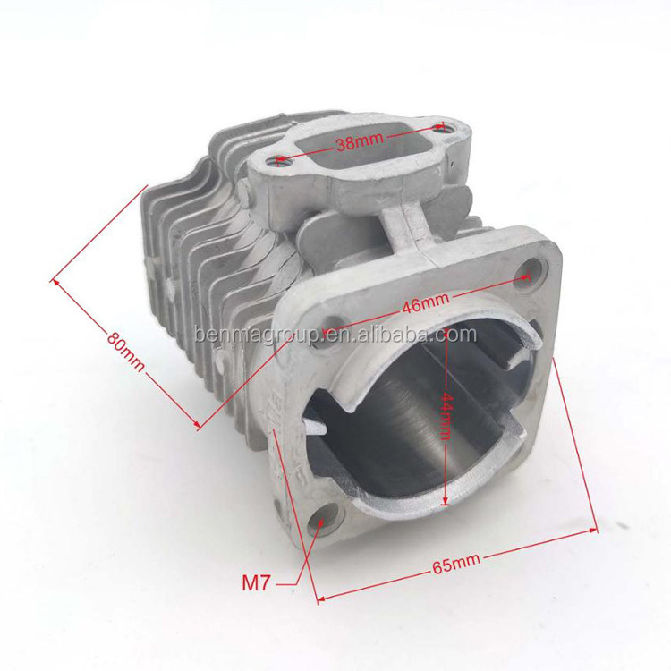 47cc 49cc Pocket Bike spare parts  40-6 40mm 44mm cylinder kit for 2 Stroke Mini Moto ATV