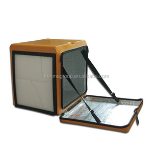 93L LED light fiberglass insulated food delivery box for scooter bike