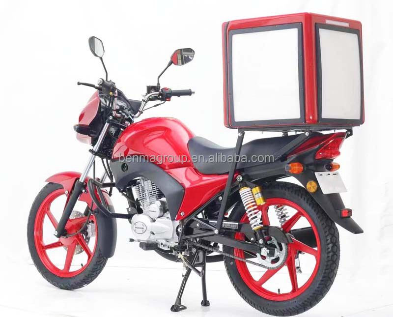 New 50*50*50 cm 115L customized motorcycle scooter motorbike moto food pizza delivery box with advertising LED