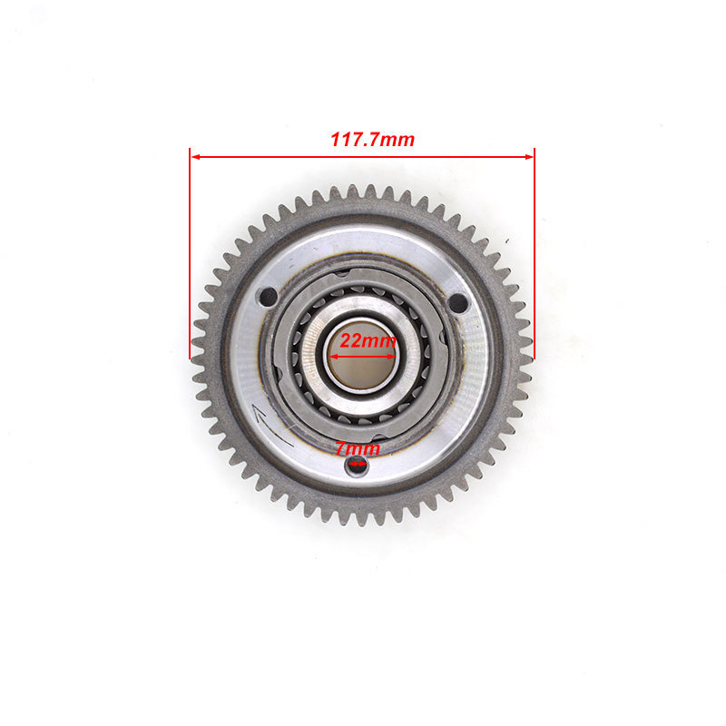 Motorcycle Starter Clutch Assembly 20 Sliding Bead For CG200 CG250 One Way Clutch Bearing