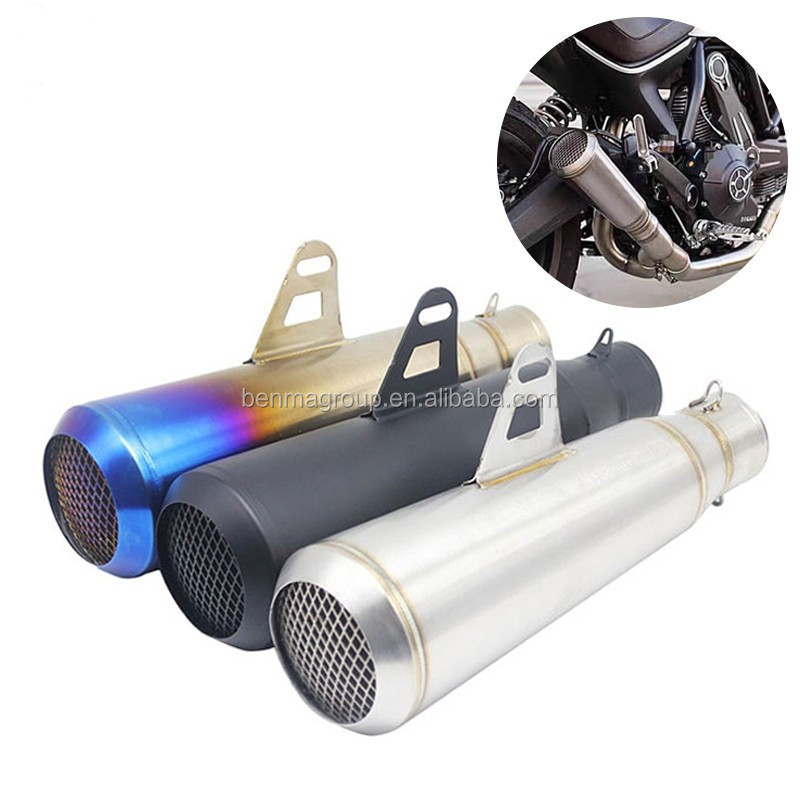 Stainless Steel Universal Motorcycle Exhaust Muffler For Most Motorbike Z1000 Z750 Z800