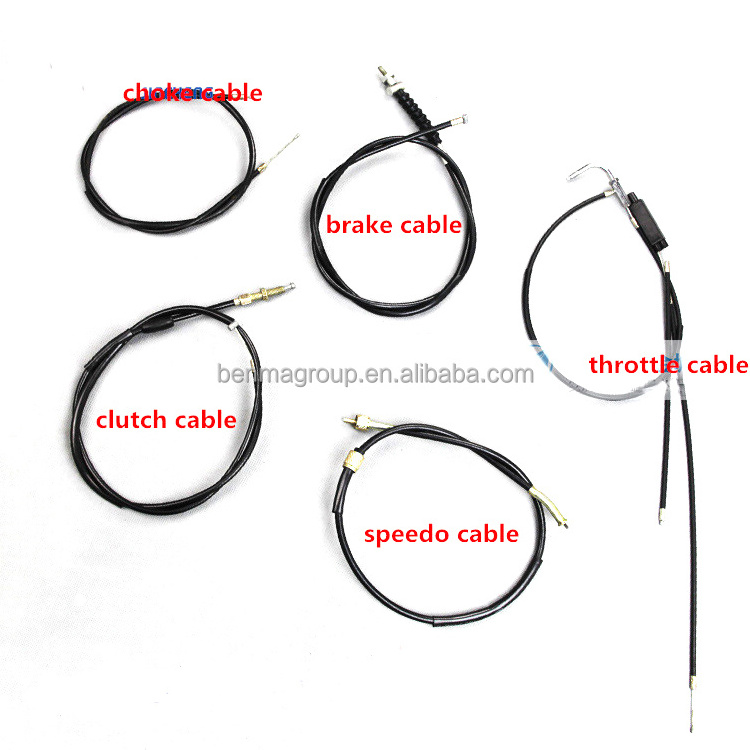 Motorcycle Spare Parts Accessories Clutch Cable Throttle Cable Brake Cable For 49cc Pocket Bike