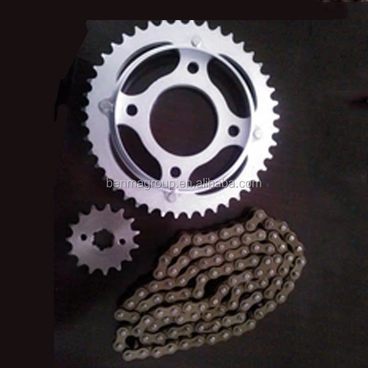 motorcycle parts 1045 steel complete Transmission kit 43T 14T Sprocket and chain kit for TITAN99