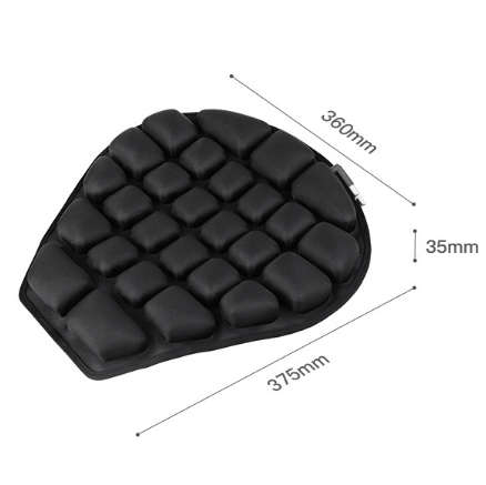 Motorcycle Inflatable Seat Cushion Shock Absorption Pressure Relief Cushion Suitable For Various Motorcycle Sports Or Cruising