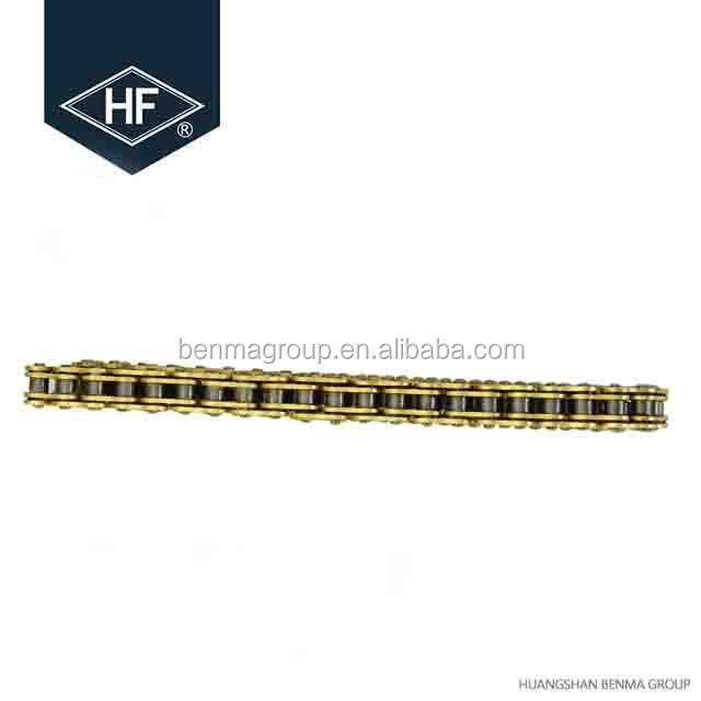 High Performance Motorcycle Chain 525 Golden Chain Sets Seal Chain For Motorcycle 112Links