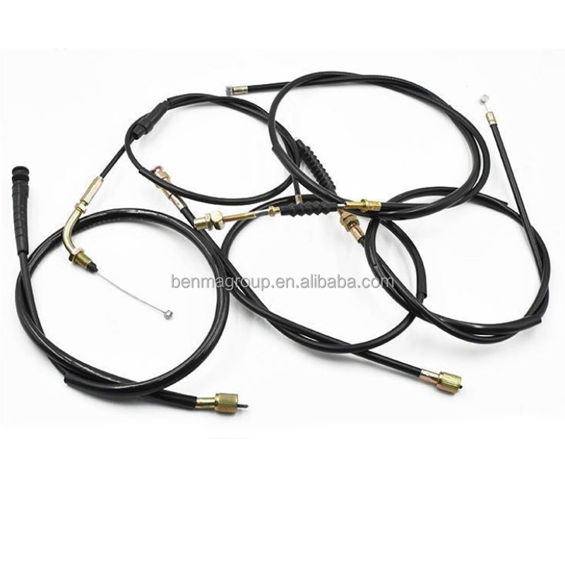 Motorcycle Spare Parts Accessories Clutch Cable Throttle Cable Front And Rear Brake Cable For GY6-150