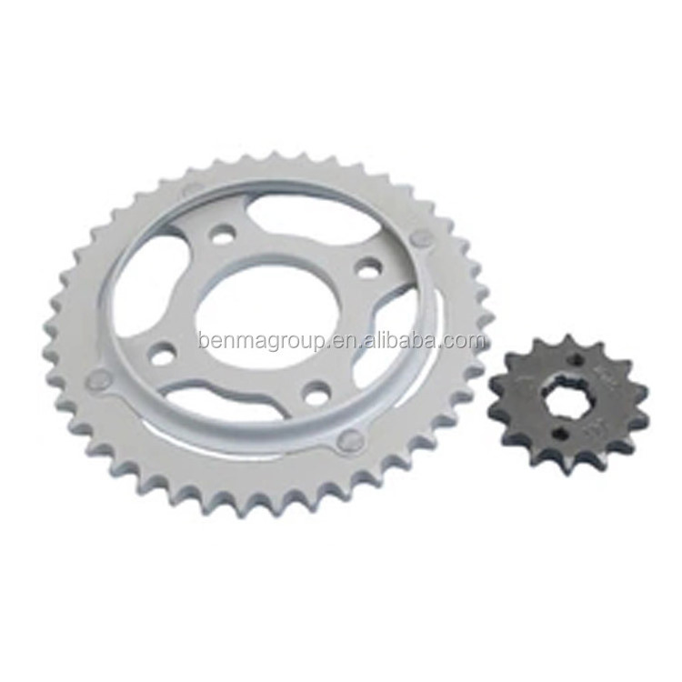 motorcycle parts 1045 steel complete Transmission kit 43T 14T Sprocket and chain kit for TITAN99