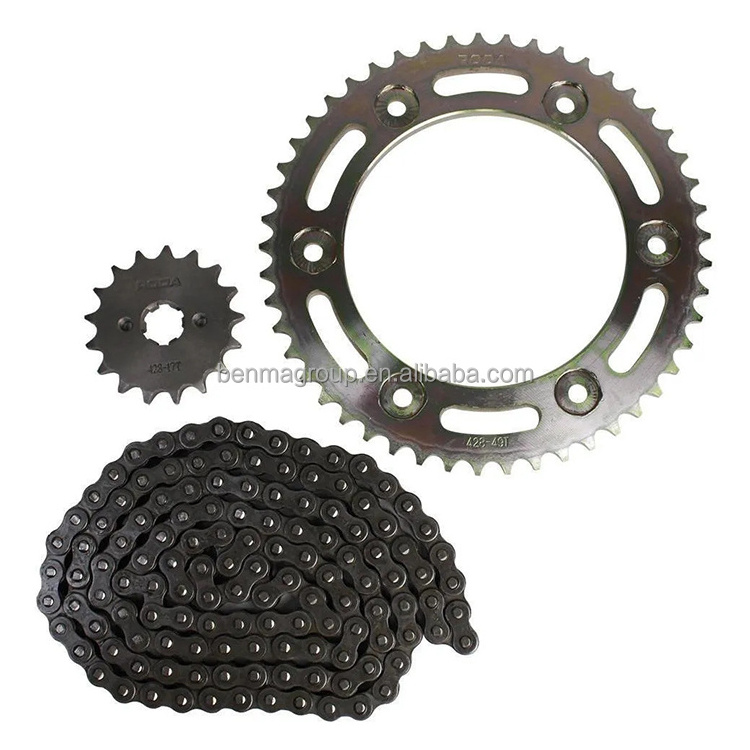 Motorcycle Sprocket and chain kit Titan NXR BROS TWISTER CBX250 XRE300 complete Transmission kit for after sells market