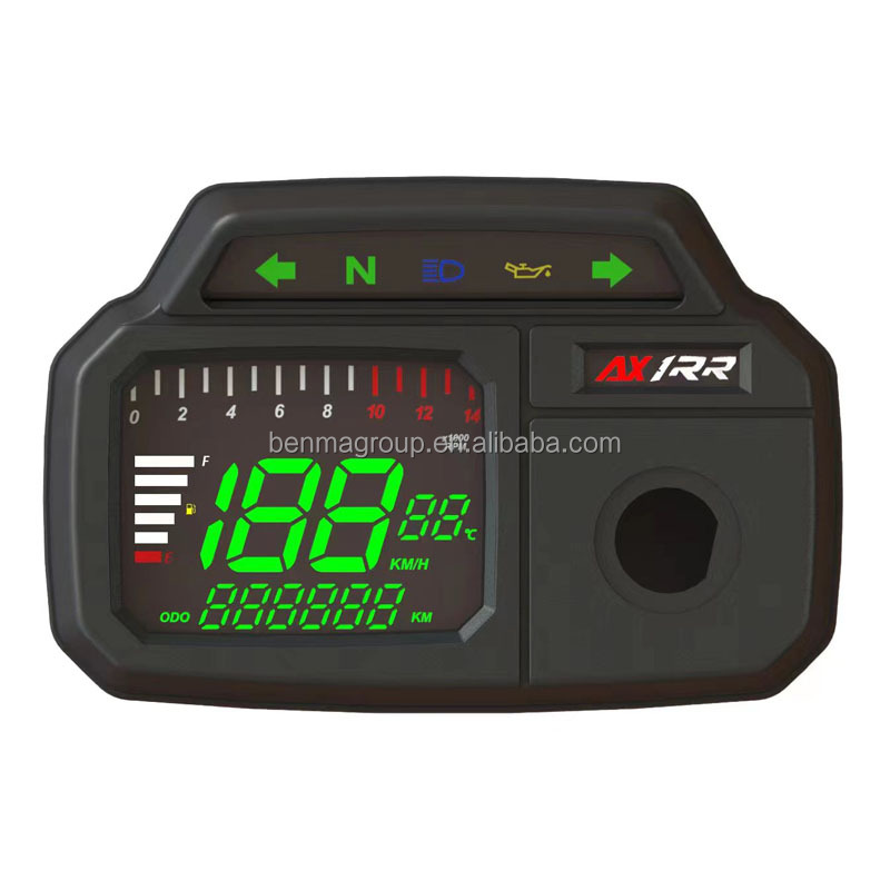 HF BENMA AX100 Plastic Motos Parts Speedometer 100cc Motorcycle Digital Meter Accessories De Moto