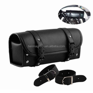 Vantage Motorcycle Accessories Black Front Fork Tool Bag Luggage Saddle Bag For Chopper Sportster