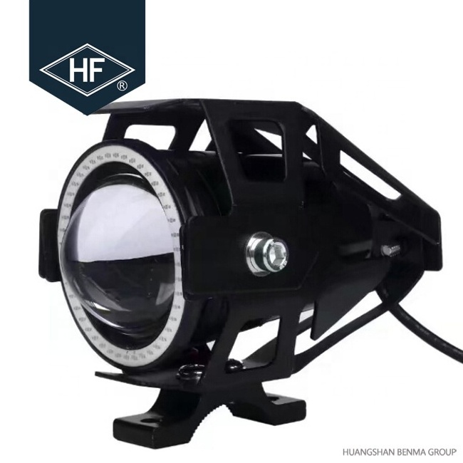 Angel eyes motorcycle headlight U7 LED light