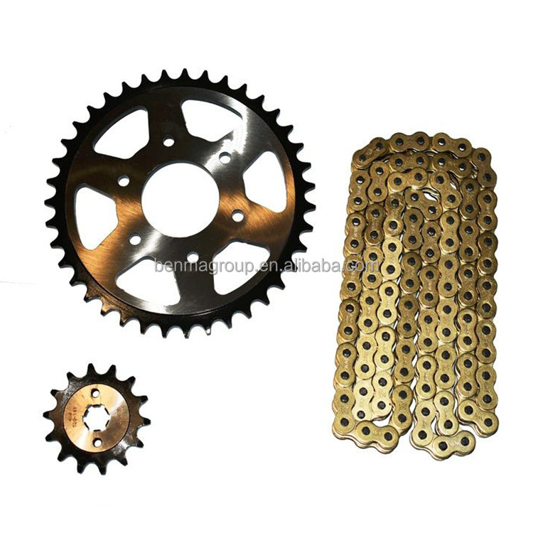 Motorcycle Sprocket and chain kit Titan NXR BROS TWISTER CBX250 XRE300 complete Transmission kit for after sells market