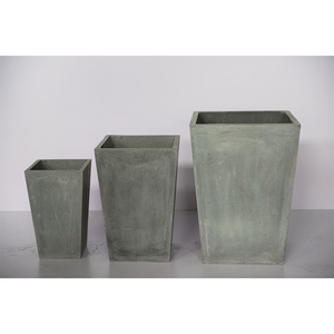 Concrete modern indoor big pots for plants outdoor large garden cement flower pot